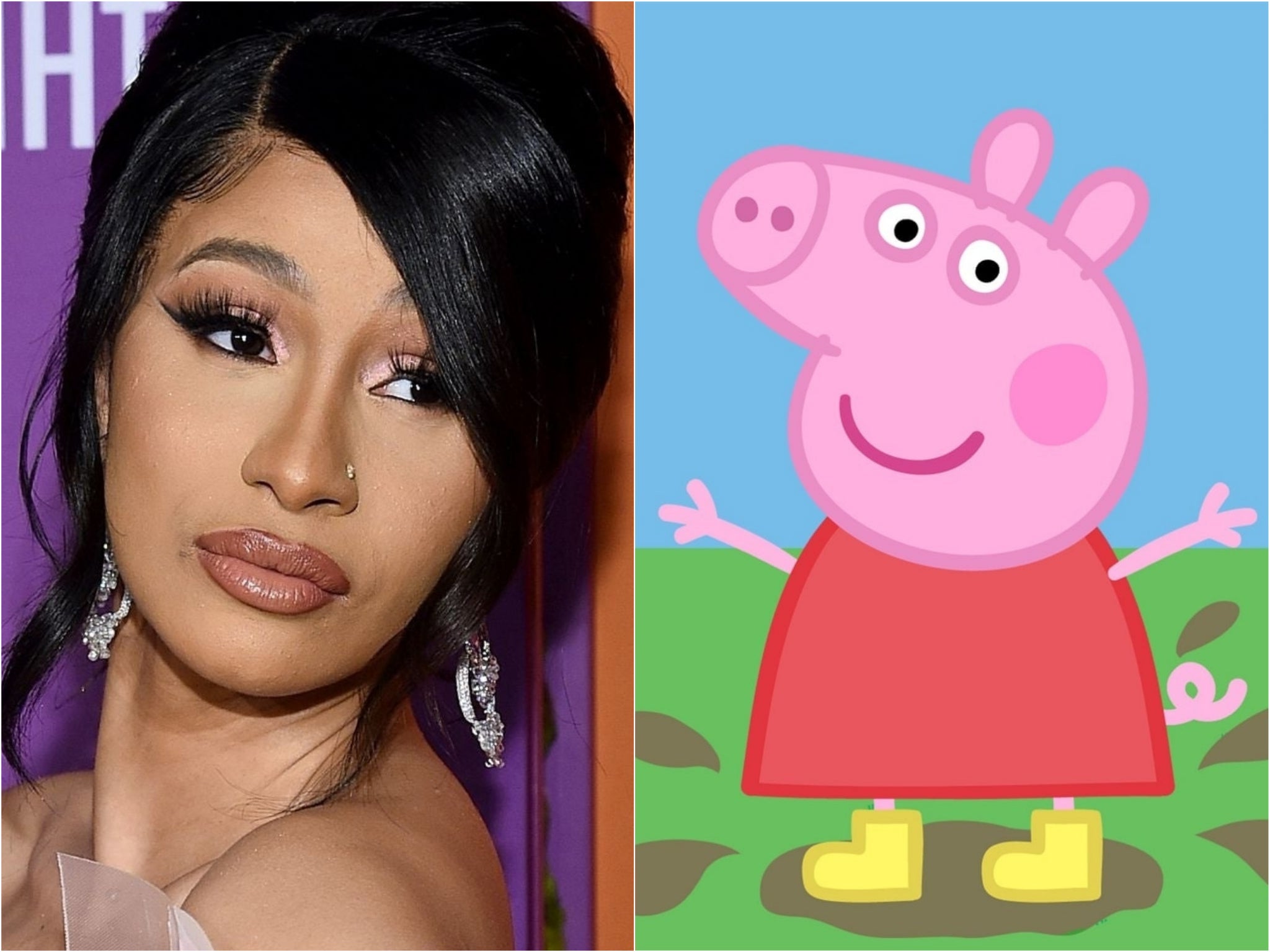 Cardi B Calls Out Peppa Pig For Causing Daughter’s Puddle Stomping ...